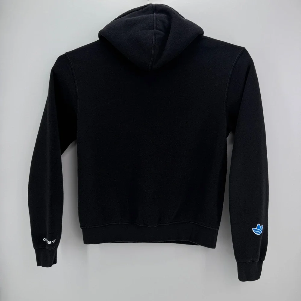 Adidas Hoodie Men Small Black Streetwear Always Fresh Always Original Graphic